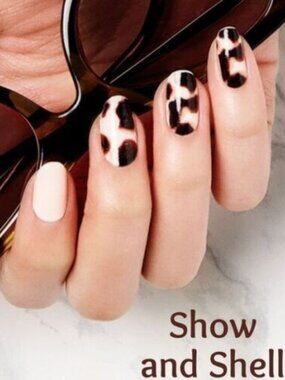 Show and Shell Color Street Nail Polish Strips Retired Beige Nail Polish